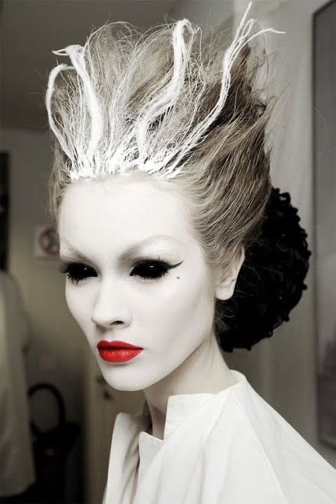 Inspiration maquillage/coiffure : mariée Frankenstein